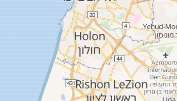 Mapa online de Holon para viajantes