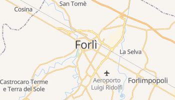 Mapa online de Forlì para viajantes
