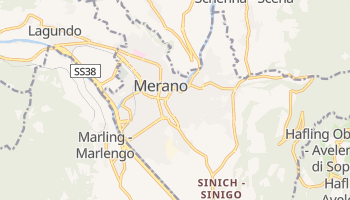 Mapa online de Merano para viajantes
