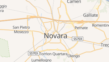 Mapa online de Novara para viajantes