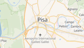 Mapa online de Pisa para viajantes