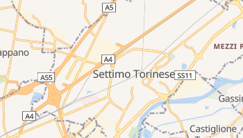 Mapa online de Settimo Torinese para viajantes