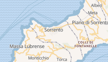 Mapa online de Sorrento para viajantes