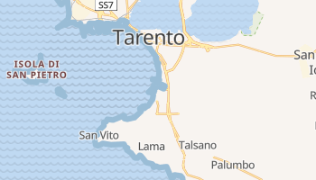 Mapa online de Tarento para viajantes