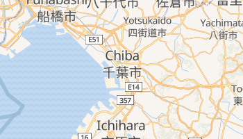 Mapa online de Chiba para viajantes