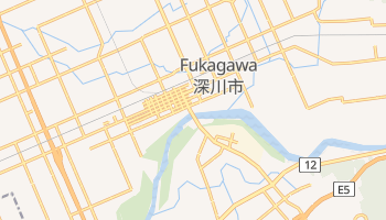 Mapa online de Fukagawa para viajantes