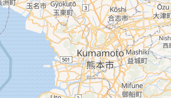 Mapa online de Kumamoto para viajantes