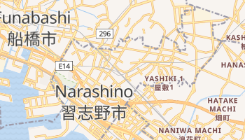 Mapa online de Narashino para viajantes