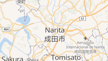 Mapa online de Narita para viajantes