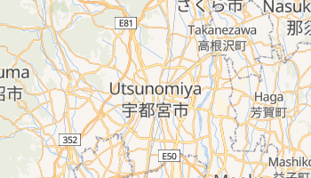 Mapa online de Utsunomiya para viajantes