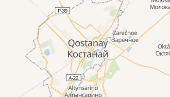 Mapa online de Qostanay para viajantes