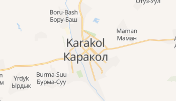 Mapa online de Karakol para viajantes