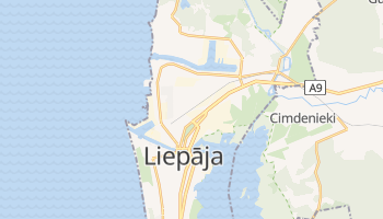 Mapa online de Liepāja para viajantes
