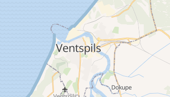 Mapa online de Ventspils para viajantes