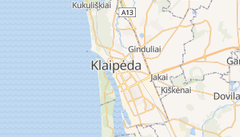 Mapa online de Klaipėda para viajantes