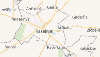 Mapa online de Raseiniai para viajantes