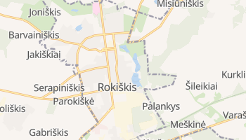 Mapa online de Rokiškis para viajantes