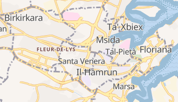 Mapa online de Msida para viajantes