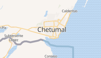 Mapa online de Chetumal para viajantes
