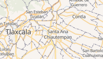 Mapa online de Tlaxcala para viajantes