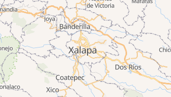 Mapa online de Xalapa para viajantes