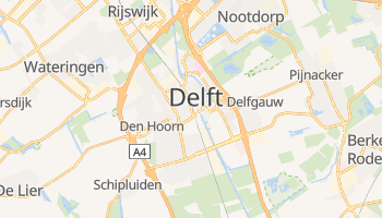 Mapa online de Delft para viajantes