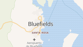 Mapa online de Bluefields para viajantes