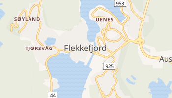 Mapa online de Flekkefjord para viajantes