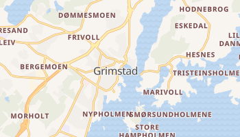 Mapa online de Grimstad para viajantes