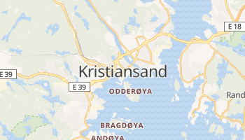 Mapa online de Kristiansand para viajantes
