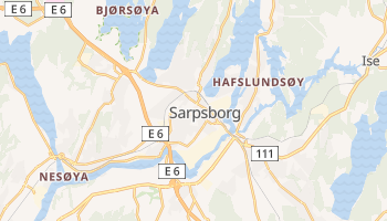 Mapa online de Sarpsborg para viajantes