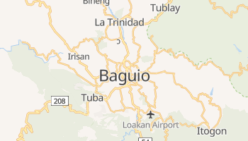 Mapa online de Baguio para viajantes