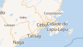 Mapa online de Cebu para viajantes