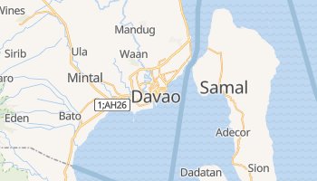 Mapa online de Davao para viajantes