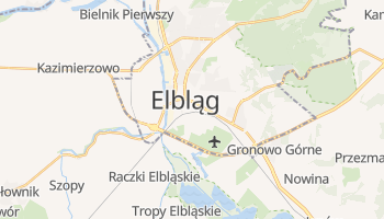 Mapa online de Elbląg para viajantes