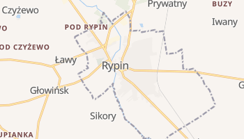 Mapa online de Rypin para viajantes