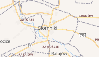 Mapa online de Słomniki para viajantes