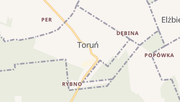 Mapa online de Toruń para viajantes