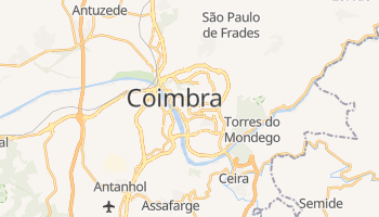 Mapa online de Coimbra para viajantes
