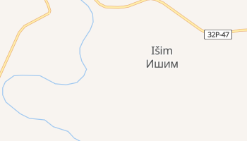 Mapa online de Ishim para viajantes