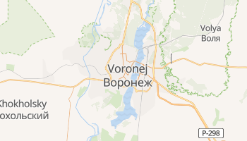 Mapa online de Voronezh para viajantes