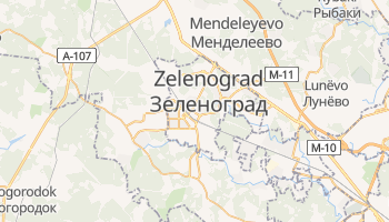 Mapa online de Zelenograd para viajantes