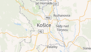 Mapa online de Košice para viajantes