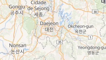 Mapa online de Daejeon para viajantes