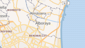 Mapa online de Alboraya para viajantes