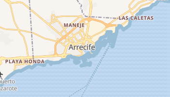 Mapa online de Arrecife para viajantes