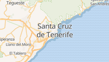 Mapa online de Santa Cruz de Tenerife para viajantes