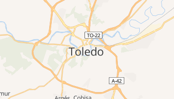 Mapa online de Toledo para viajantes
