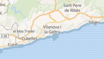 Mapa online de Vilanova i la Geltrú para viajantes