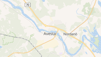 Mapa online de Avesta para viajantes